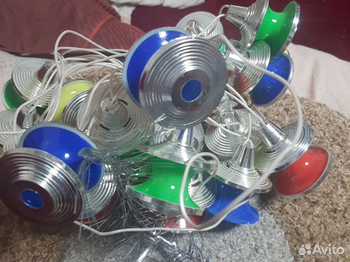 Новогодняя гирлянда радуга СССР