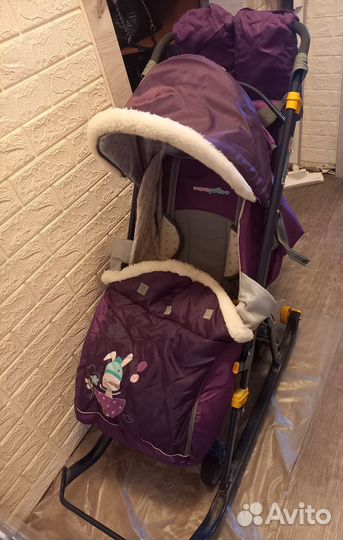 Детские санки коляска