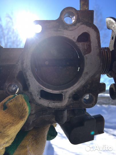 Механическая дроссельная заслонка 1NZ,2NZ в сборе