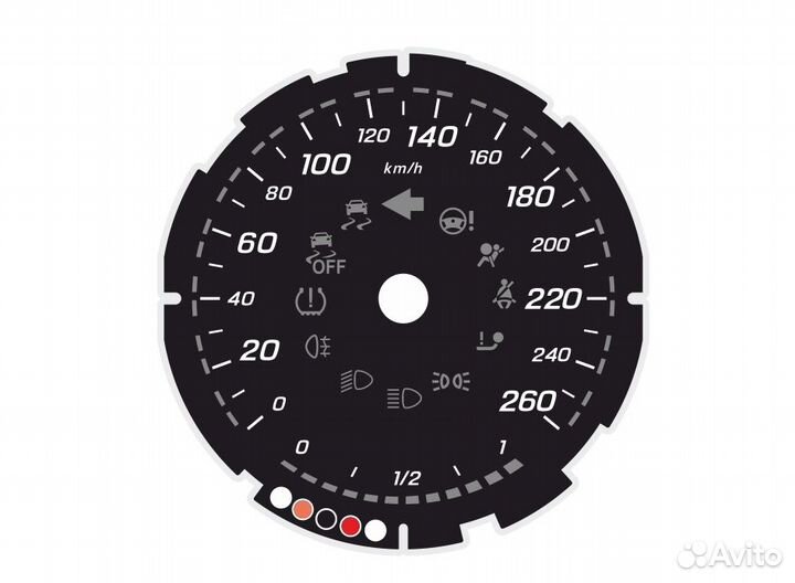 Тюнинг Шкалы на панель приборов Mercedes-Benz