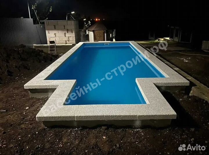 Бассейн 7х3х1,5 от производителя,ступени Премиум