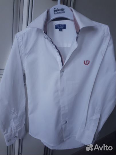 Рубашка школьная для мальчика 122