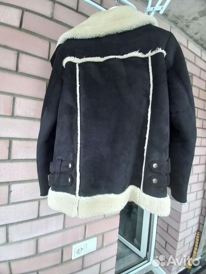 Дубленка пилот женская 46