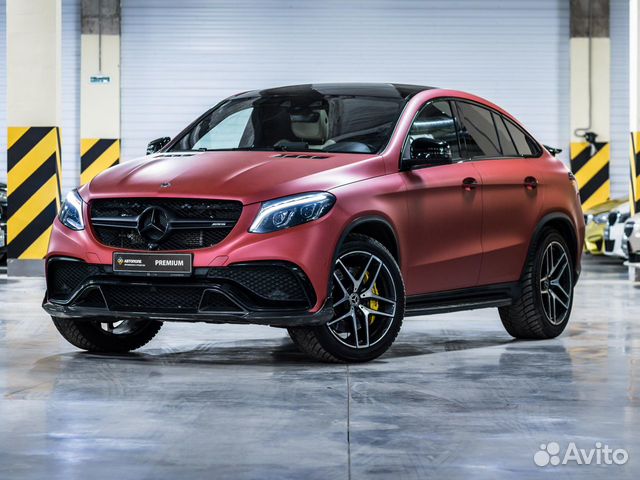 Mercedes Benz c292 GLE красный