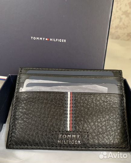 Кошелек мужской кожаный tommy