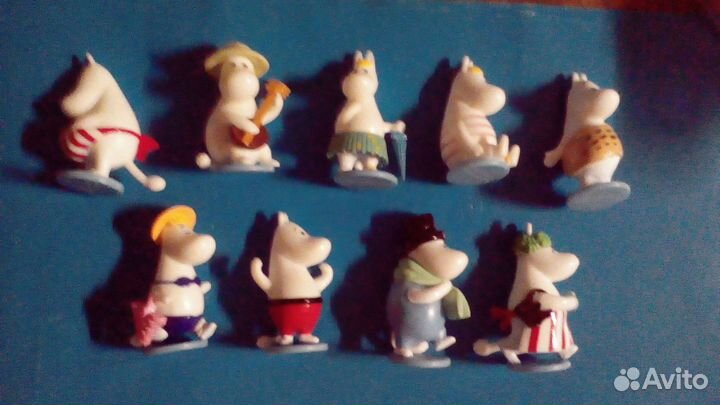 Киндер муми тролли, смурфы