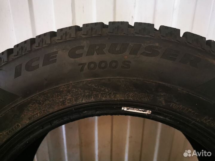 R17 Bridgestone Ice Cruiser 7000 235/65, PCD 0x98 DIA 10