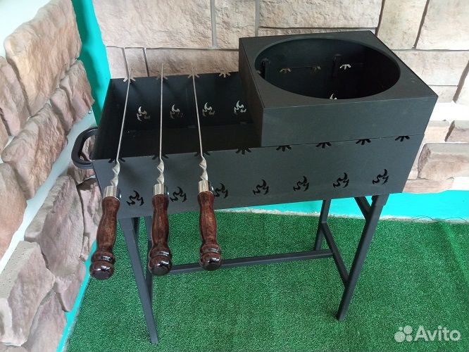 Мангал с подказанником