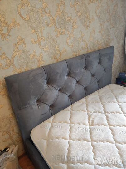 Перетяжка изголовья и кровати на дому