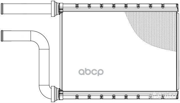 Радиатор отопителя Toyota Land Cruiser 200