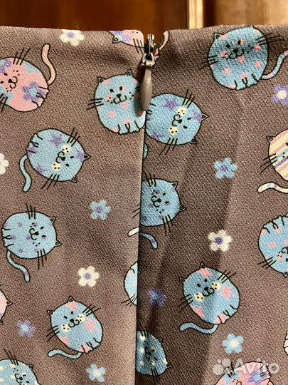 Платье женское с котиками, р.46-48