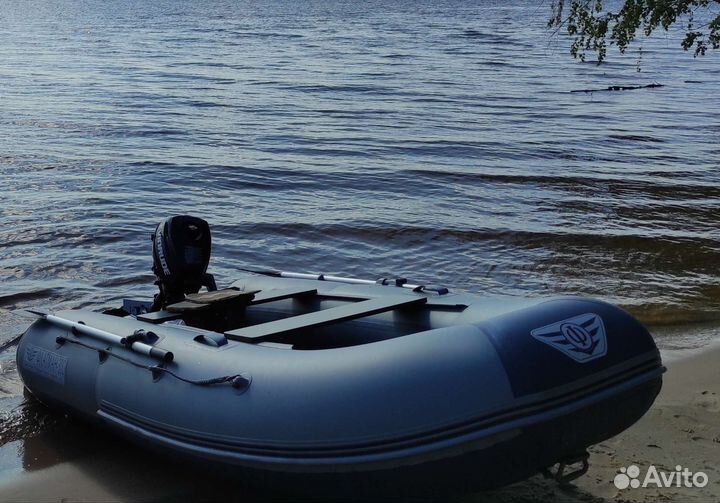 Комплект: мотор Evinrude 3.5 и лодка флагман 300