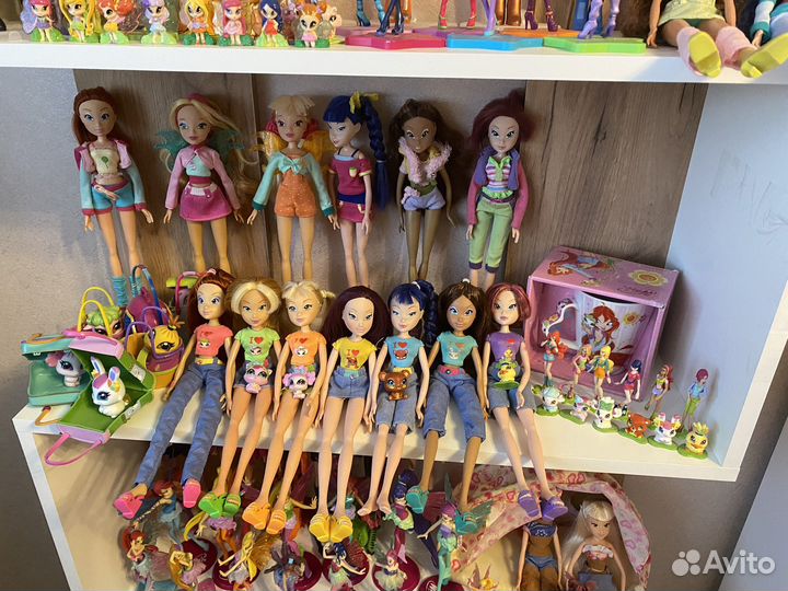 Большая коллекция кукол winx винкс