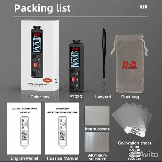 Толщиномер R&D ET330