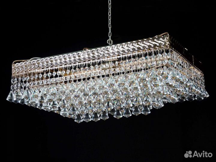 Люстра хрустальная потолочная 