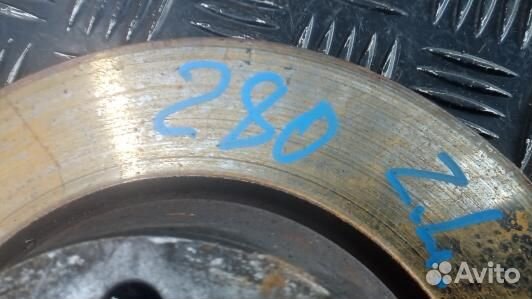 Диск тормозной задний volkswagen sharan 3 (8AG35LR01)