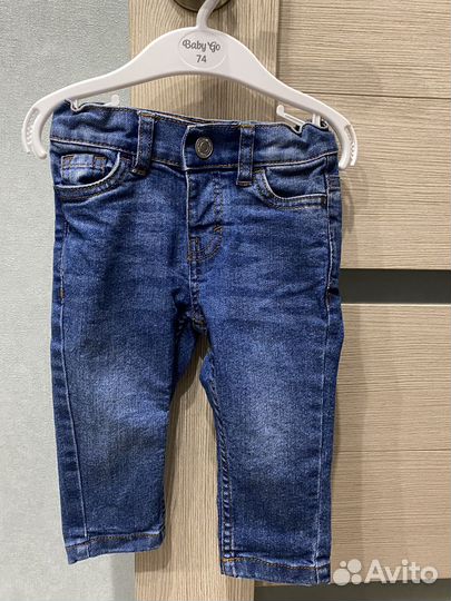 Джинсы для мальчика 74