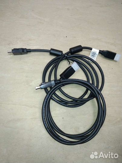 Кабель новый svga, Display port