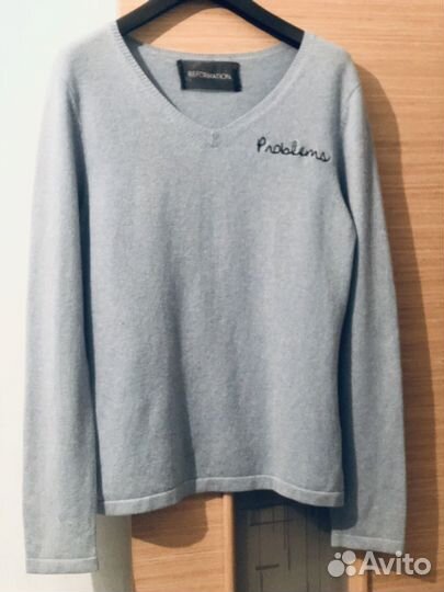 Джемпер шерсть и кашемир Reformation 46