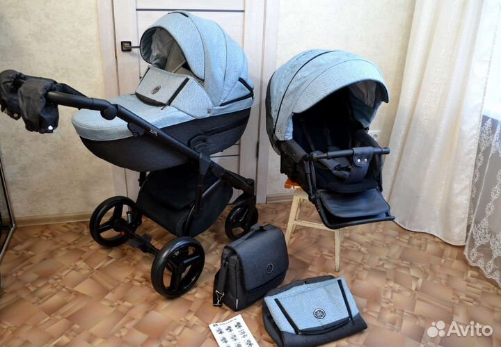 Коляска Adamex Cortina 2в1 на гарантии