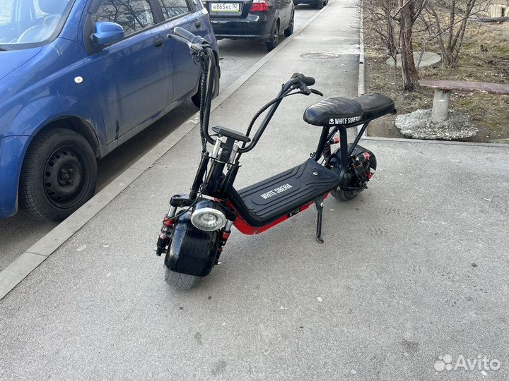Электроскутер white siberia mini R