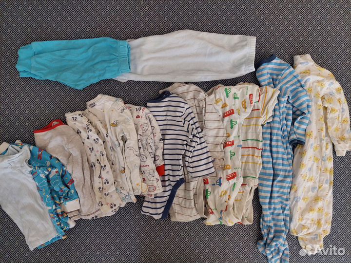 Пакет детской одежды для дачи 74-86р