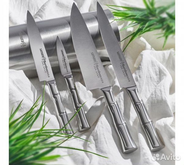 Набор кухонных ножей Samura Bamboo