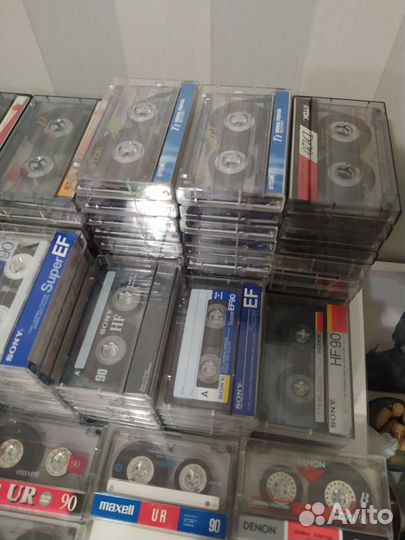 Аудиокассеты Sony, TDK, maxell, basf