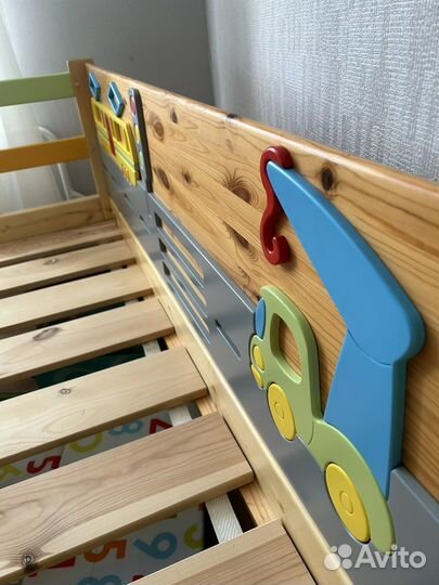 Кровать детская грузовик и матрас