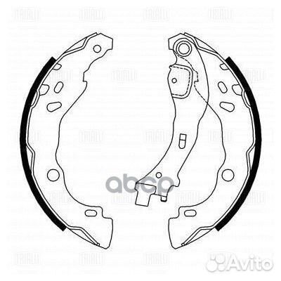 Колодки торм.бар.citroen C2/C3/peugeot 1007 1.4