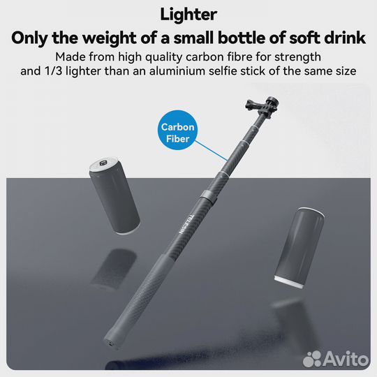 Premium-монопод 3 метра от Telesin