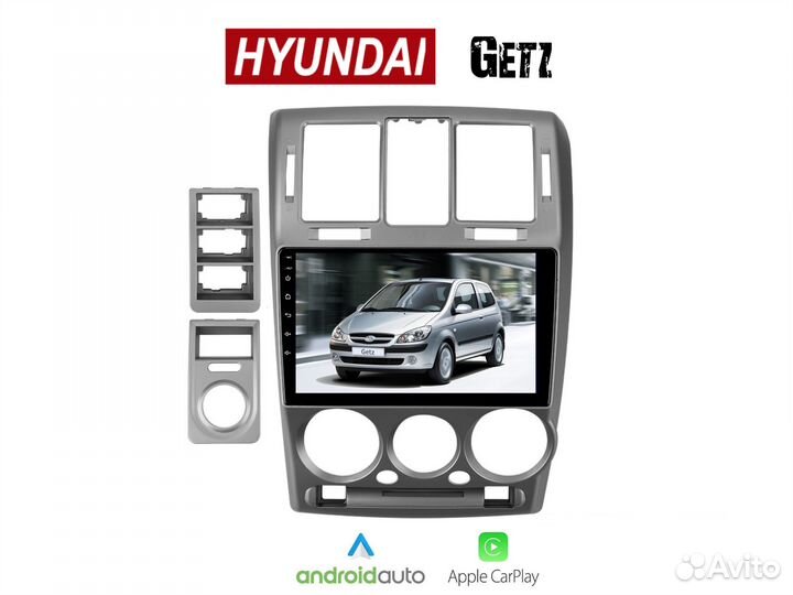 Topway Hyundai Getz LTE CarPlay 2/32gb 8 ядер