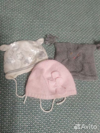Шапочки на малышку