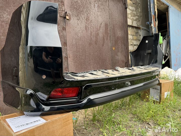 Бампер задний black onyx от Prado 150
