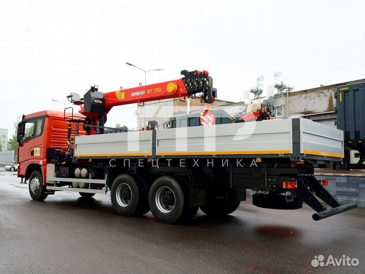 Бортовой грузовик Shacman X3000 с КМУ Инман, 2024