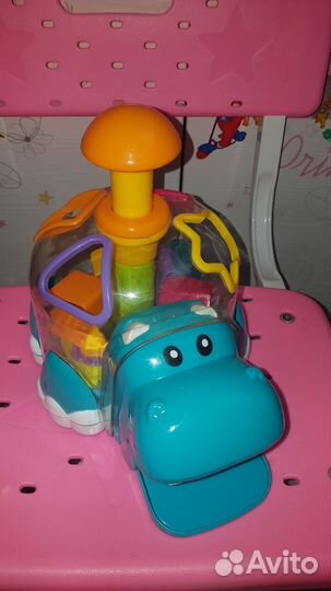 Игрушка сортер бегемот