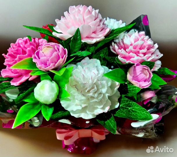 Мыльные букеты