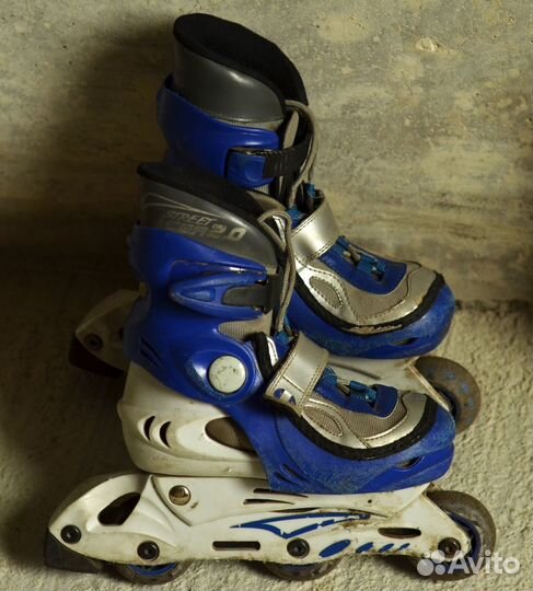 Роликовые коньки по стельке 19см