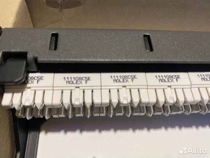 1U 24 port PowerCat 5e Patch Panel