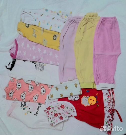 Вещи пакетом на девочку 74-80