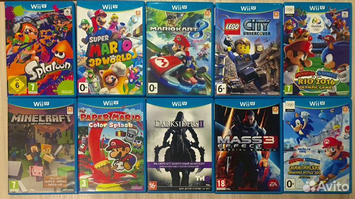 Игры для nintendo Wii U