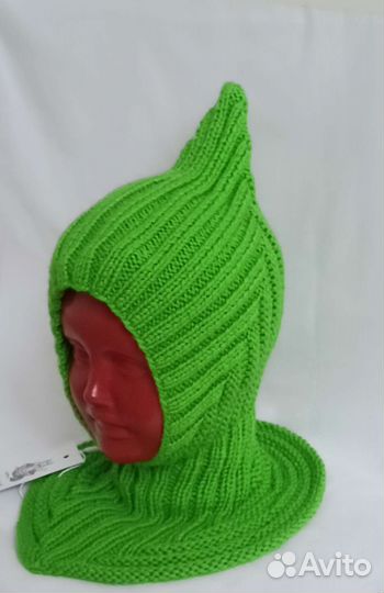 Эльф-шлем демисезонная шапочка