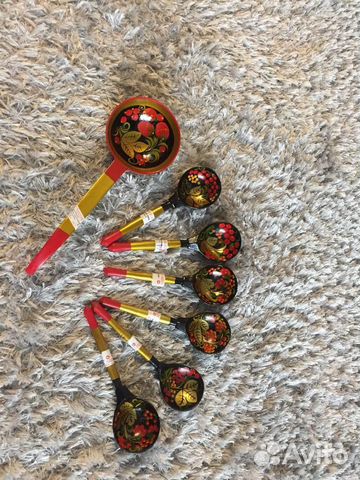 Деревянные ложки хохлома