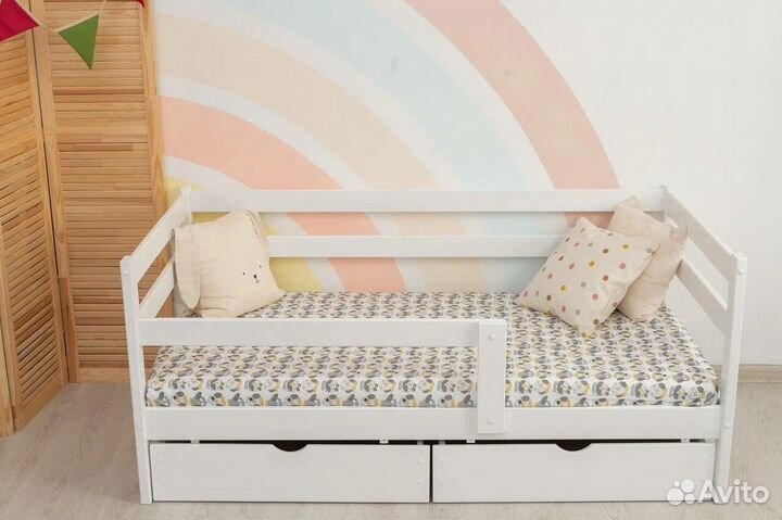 Одноярусная детская кроватка Софа