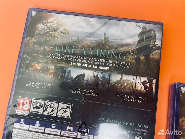 Assassins creed valhalla PS4 диск (новый)