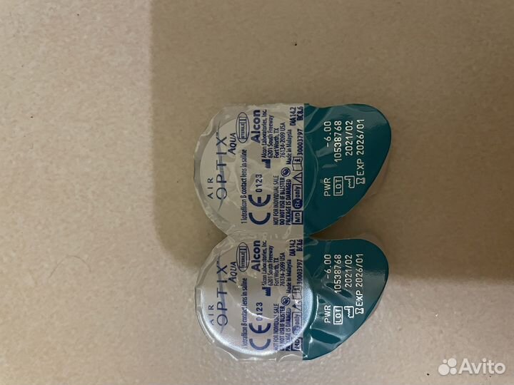 Линзы контактные