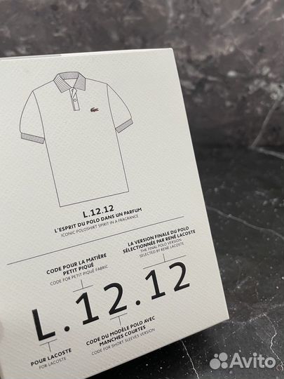 Lacoste Eau de Lacoste L.12.12 Blanc