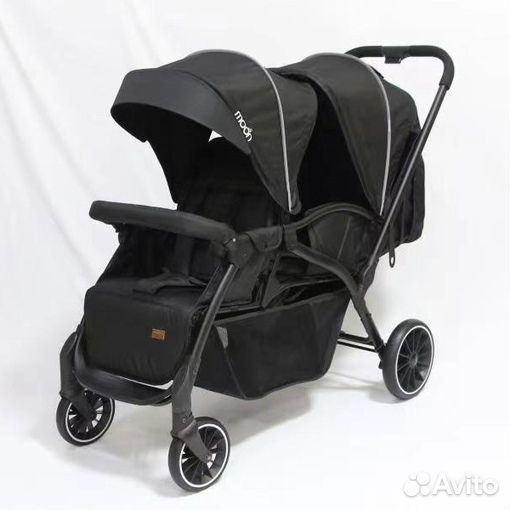 Коляска для двойни паровозик Luxmom T19