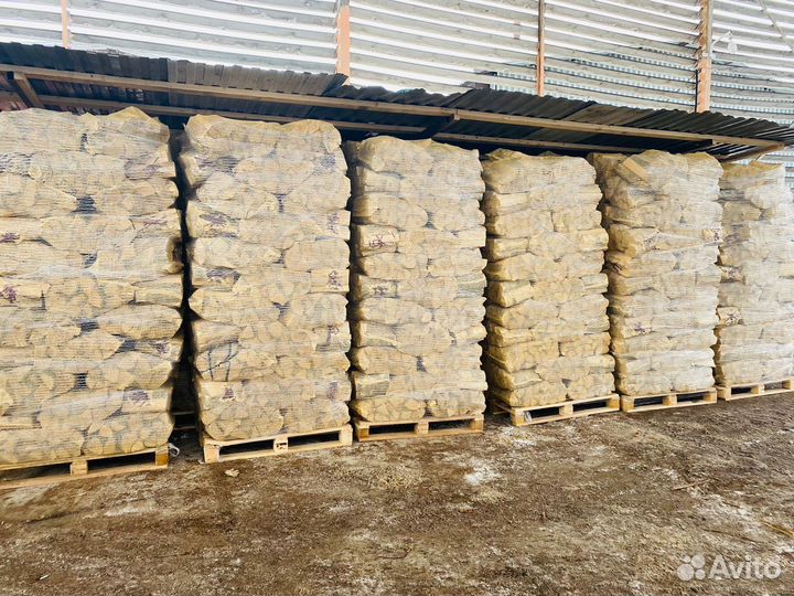 Дрова ольховые в сетках (экстра-сухие, колотые)