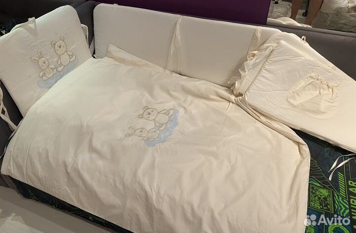 Комплект в кроватку с бортиками little star